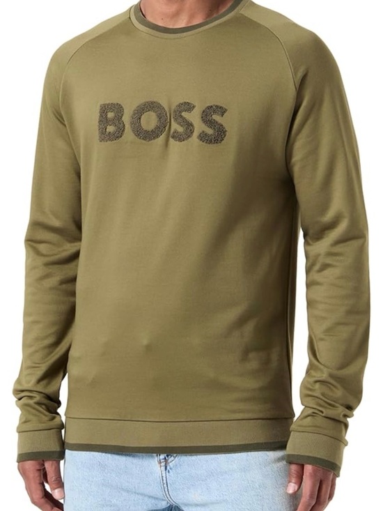Hugo Boss Other - Hugo Boss NWT Crewneck with Terry Chenille appliqué